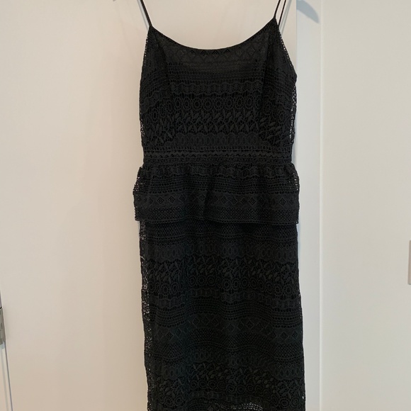 Little White Lies Women's Black Lace Dress - Picture 2 of 7